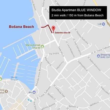Studio Apartment Blue Window 비오그라드나모루 외부 사진